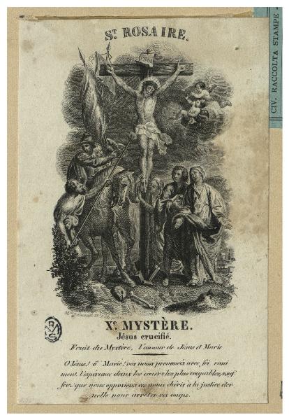 X.e Mystère. Jésus crucifié
