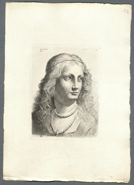 Raccolta di disegni incisi da Girolamo Mantelli di Canobio sugli originali esistenti nella Biblioteca Ambrosiana di mano di Leonardo da Vinci e de suoi scolari lombardi dedicata a sua eccellenza Giberto Borrmeo Arese