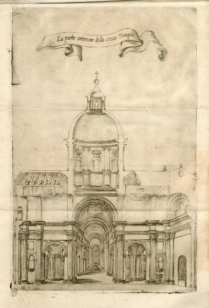 La parte interiore della chiesa