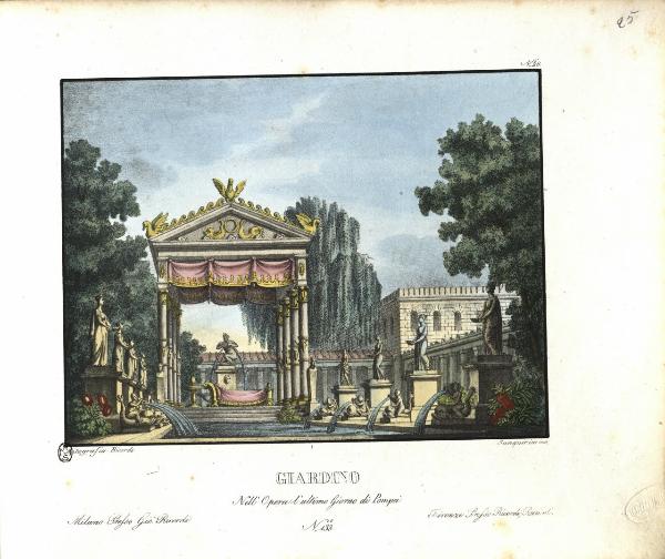 Giardino. Nell'Opera l'ultimo Giorno di Pompei. N. 133