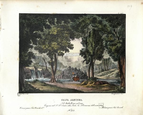 Selva Albunea. Nel Ballo Enea nel Lazio. Eseguito nell'I. R° Teatro alla Scala la Primavera dell'anno 1829. N. 482