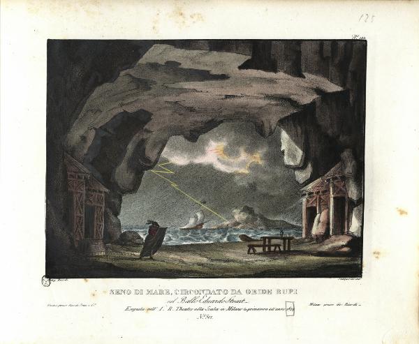 Seno di mare, circondato da oride rupi. nel Ballo Eduardo Stuart. Eseguita nel I. R. Theatro alla Scala in Milano la primavera dell'anno 1829. N. 501