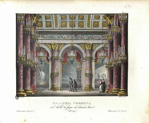 Galleria terrena. nel ballo la fuga di eduardo Stuart. N. 504