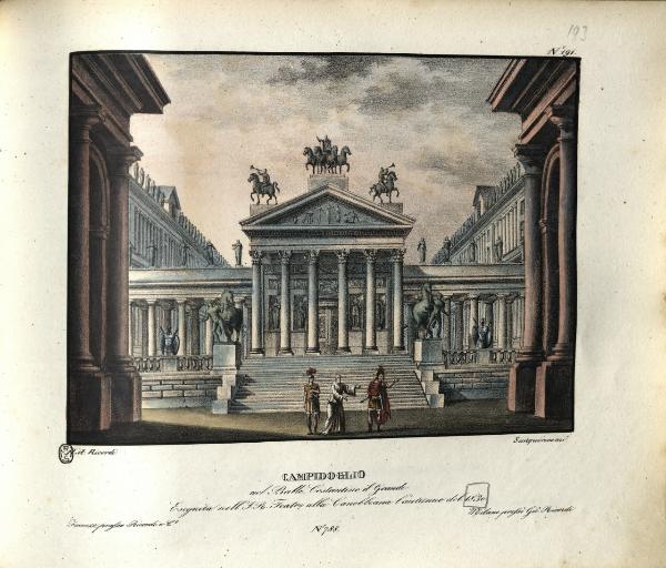 Campidoglio. nel Ballo Costantino il Grande. Eseguita nell'I. R. Teatro alla Canobbiana l'autunno del 1830. N. 788