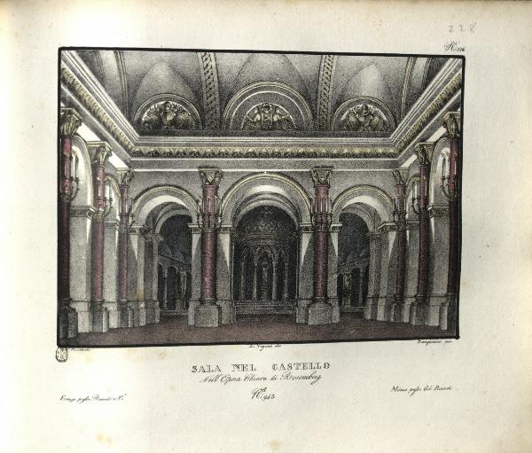 Sala nel castello. Nell'Opera Chiara di Rosembergh. N. 943