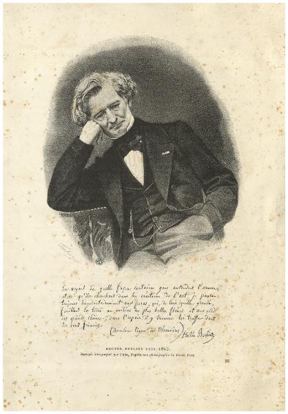 Hector Berlioz vers 1863