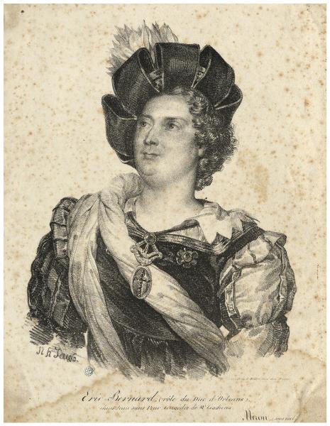 Eric Bernard (role du Duc d'Orléans), dans "Jean san peur" tragédie de M. Liaderés
