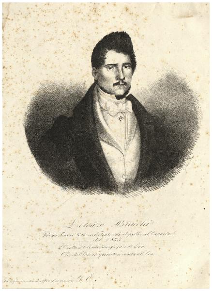 Lorenzo Biacchi primo tenore serio nel Teatro di Apollo nel carnevale del 1835