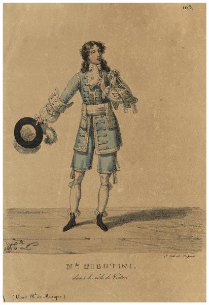 M.lle Bigottini dans le rôle de Victor