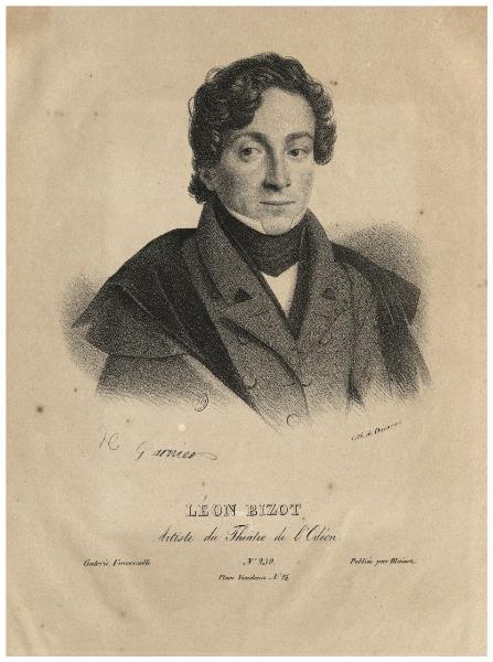 Léon Bizot artiste du Théâtre de l'Odéon