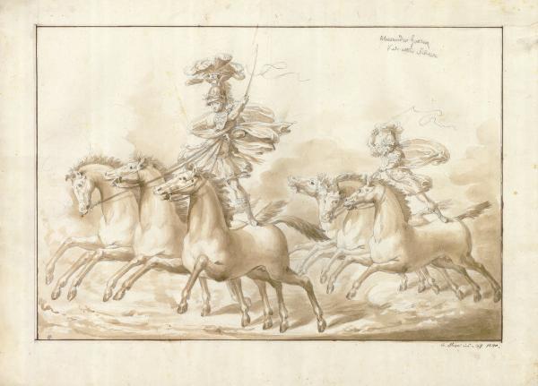Esercizio equestre di Alessandro Guerra