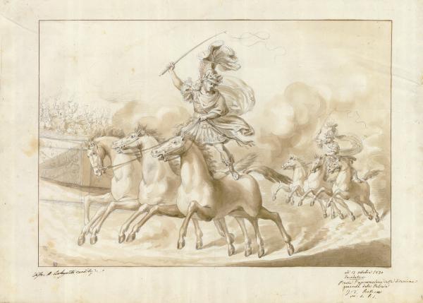 Esercizio equestre di Alessandro Guerra
