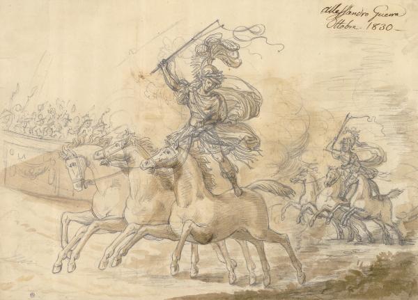 Esercizio equestre di Alessandro Guerra