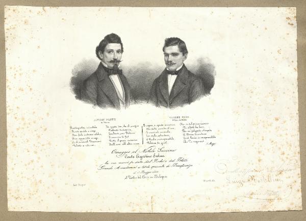 Antonio Poletti di Vicenza. Giuseppe Picchi il Cieco di Bobbio