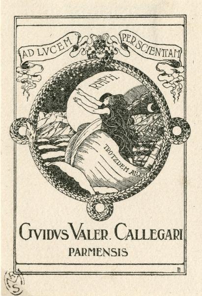 Ex libris Guido Valeriano Callegari