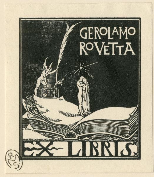 Ex libris per Gerolamo Rovetta (Veritas)