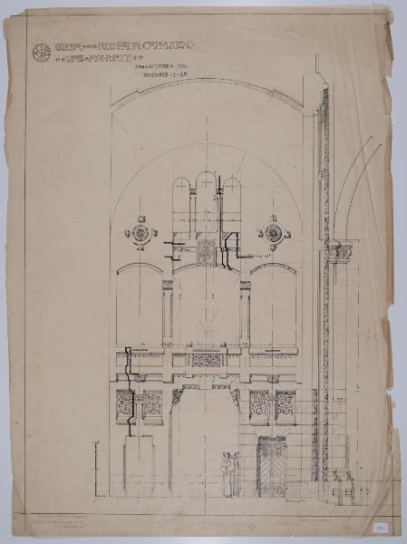 Chiesa dei Rev. Padri Cappuccini in viale Monforte. Presbitero nel rapporto di 1-25