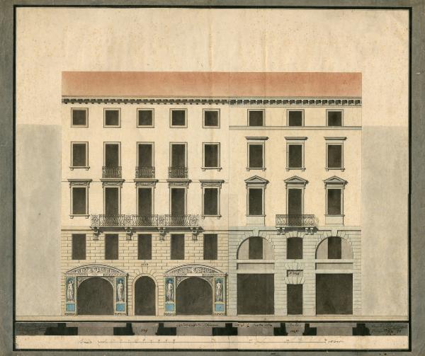 Casa del Cafetta S Borrani all'di là Teatro alla Scala