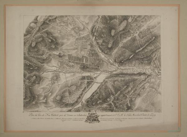 Plan du Parc de Neu-Waldeck près de Vienne en Autriche