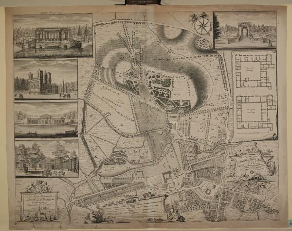 An exact Plan of the Gardens and Park at Wilton. The Seat of Henry Earl of Pembroke