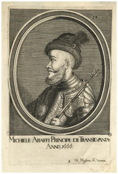 Michiele Abaffi Principe di Transilvania anno 1666