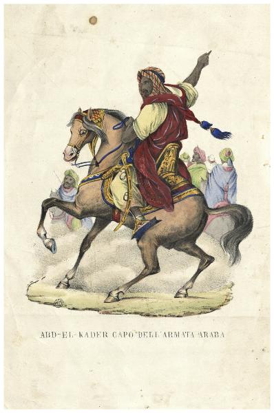 Abd-El-Kader capo dell'armata araba