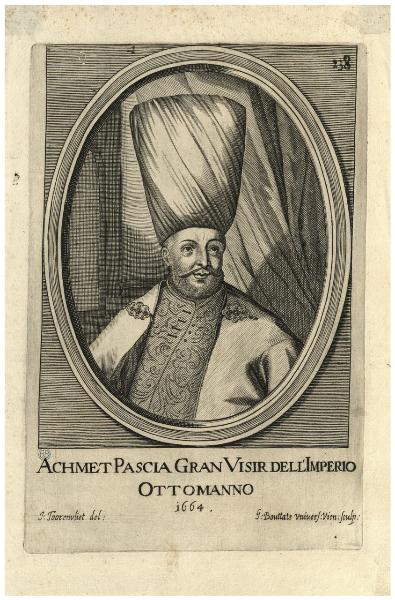 Achmet Pascia gran visir dell'Imperio Ottomanno