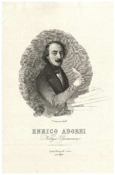 Enrico Adorni notaio parmense