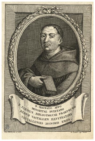 P. Irenaeo Affò minoritae buxetano r. parmen. bibliothecae praefecto rerum vastallen illustratori vastallenses honoris ergo