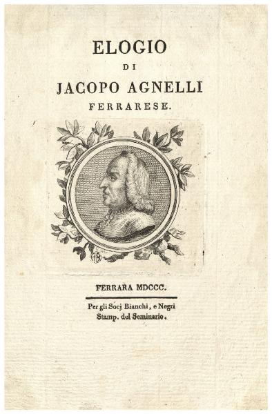 Elogio di Jacopo Agnelli Ferrarese