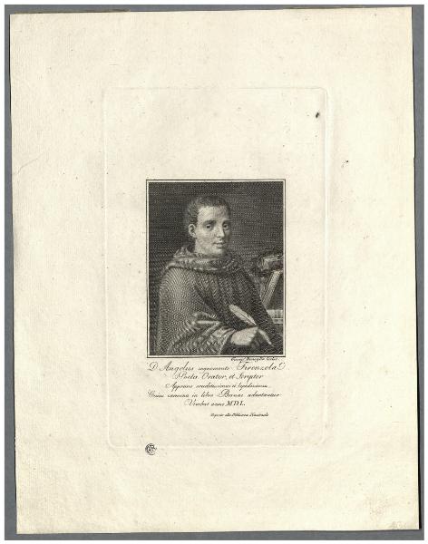 D. Angelus cognomento Firenzola Poeta Orator, et Scriptor