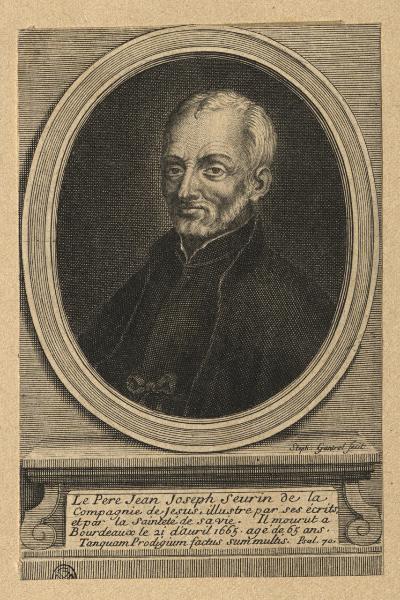 Le Pere Jean Joseph Seurin de la Compaigne de Jesus
