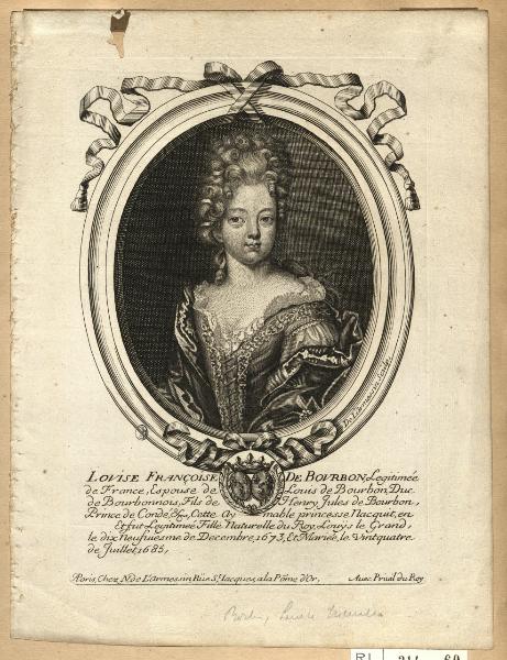 Louise Francoise de Bourbon, Legitimée de France