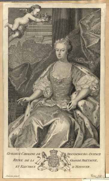 Guillelm. Caroline de Brandebourg-Anspach Reine de la Grande Bretagne et Electrice d'Hanover