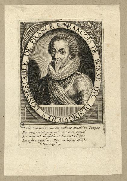 François de Bonne Duc Desdiguieres Connestable de France