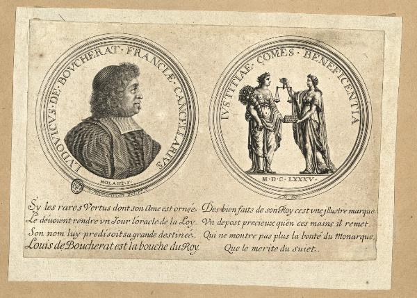 Ludovicus de Boucherat. Franciae. Cancellarius