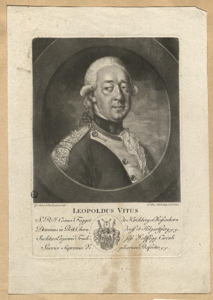 Leopoldus Vitus S.R.I. Comes Fugger De Kirchberg et Weissenhorn Dominus
