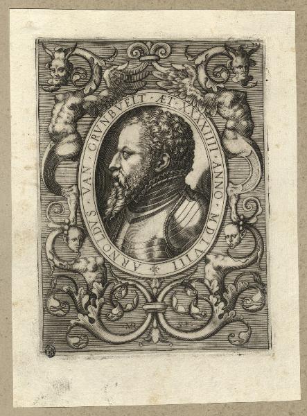 Arnoldus Van Grunbvelt aet. XXXXIII anno MDLVIII