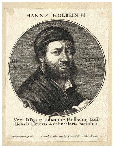 Hanns Holbein Vera Effigies Iohannis Holbeinij Basi liensis Pictoris & delineatoris rarissimi