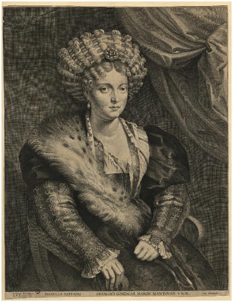 Isabella Estensis Francisci Gonzagae March. Mantovae Uxor