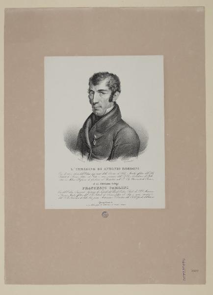 L'immagine di Antonio Bordoni