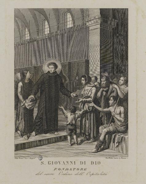 S. Giovanni di Dio fondatore del sacro Ordine dell'Ospitalità