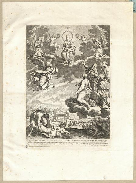 Intercessione dei Santi Pietro, Paolo, Rocco e Sebastiano alla Vergine per la fine della peste del 1527