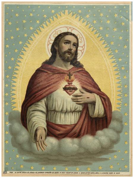 Le Sacré Coeur de Jésus. El Sagrado Corazon de Jesus. Holy Heart of Jesus. Geheiligtes Herz Jesu. Il Sacro Cuor di Gesù