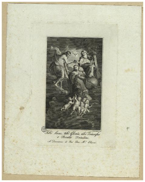 Tibi laus, tibi Gloria, tibi Triunfus o Beata Trinitas