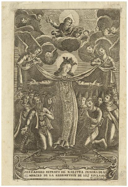 Verdadero retrato de Nuestra Senora de la Merced de la Redemption de los Esclavos