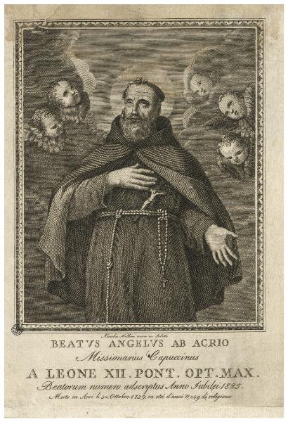 Beatus Angelus ab Acrio missionarius Capuccinus [...]