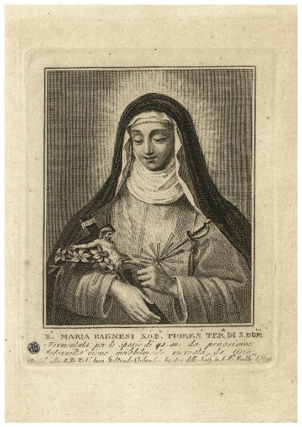 Ba. Maria Bagnesi nob.e fiorent.a ter.a di S. Dom.co [...]