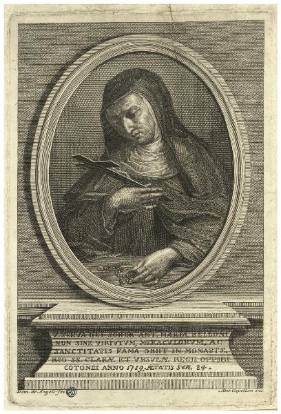 V. serva Dei soror Ant. Maria Belloni [...]