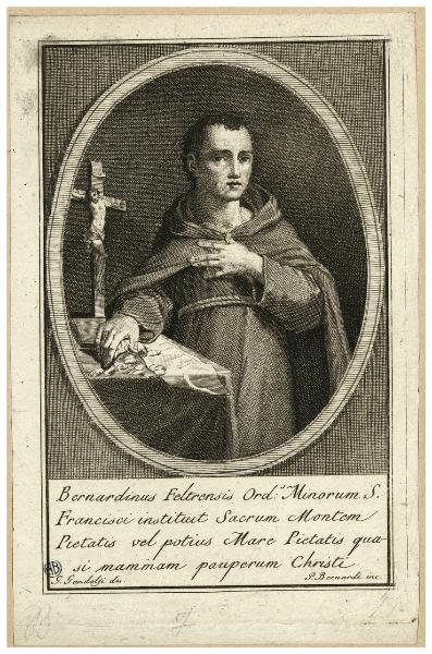 Bernardinus Feltrensis Ord.s Minorum S. Francisci instituit Sacrum Montem Pietatis [...]